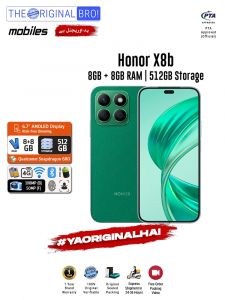 Honor X8B - 8GB RAM - 512GB Storage - Easy Monthly Installments - PTA Approved - 1 Year Official Warranty - The Original Bro Mobiles - TOB70